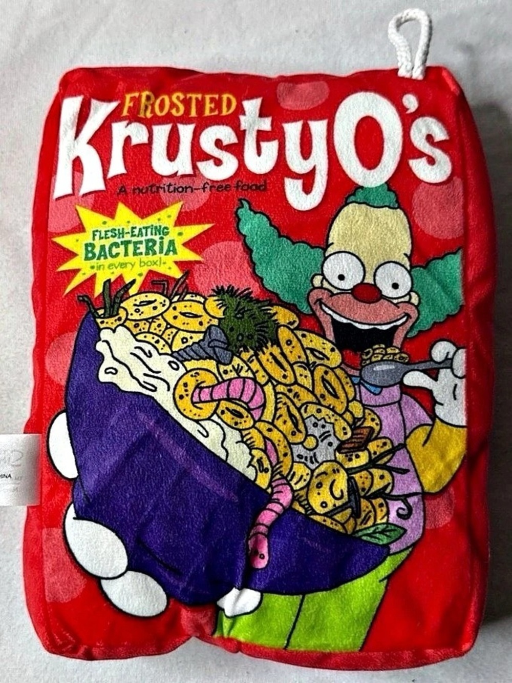 The Simpsons Frosted KrustyO's Plush pillow